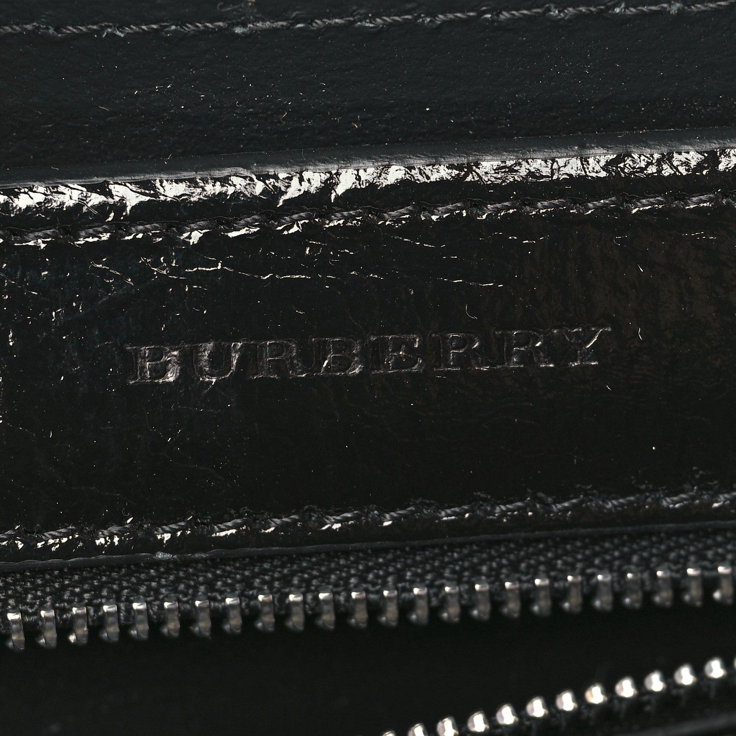 Burberry Soft Calfskin Small Banner Tote Black 6 of 9