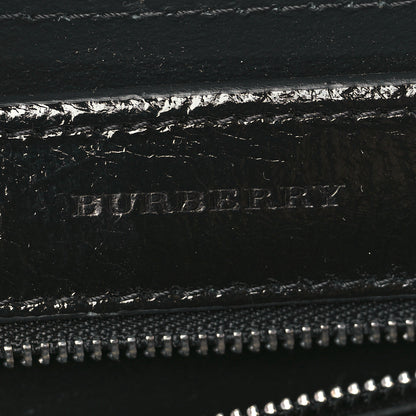 Burberry Soft Calfskin Small Banner Tote Black 6 of 9