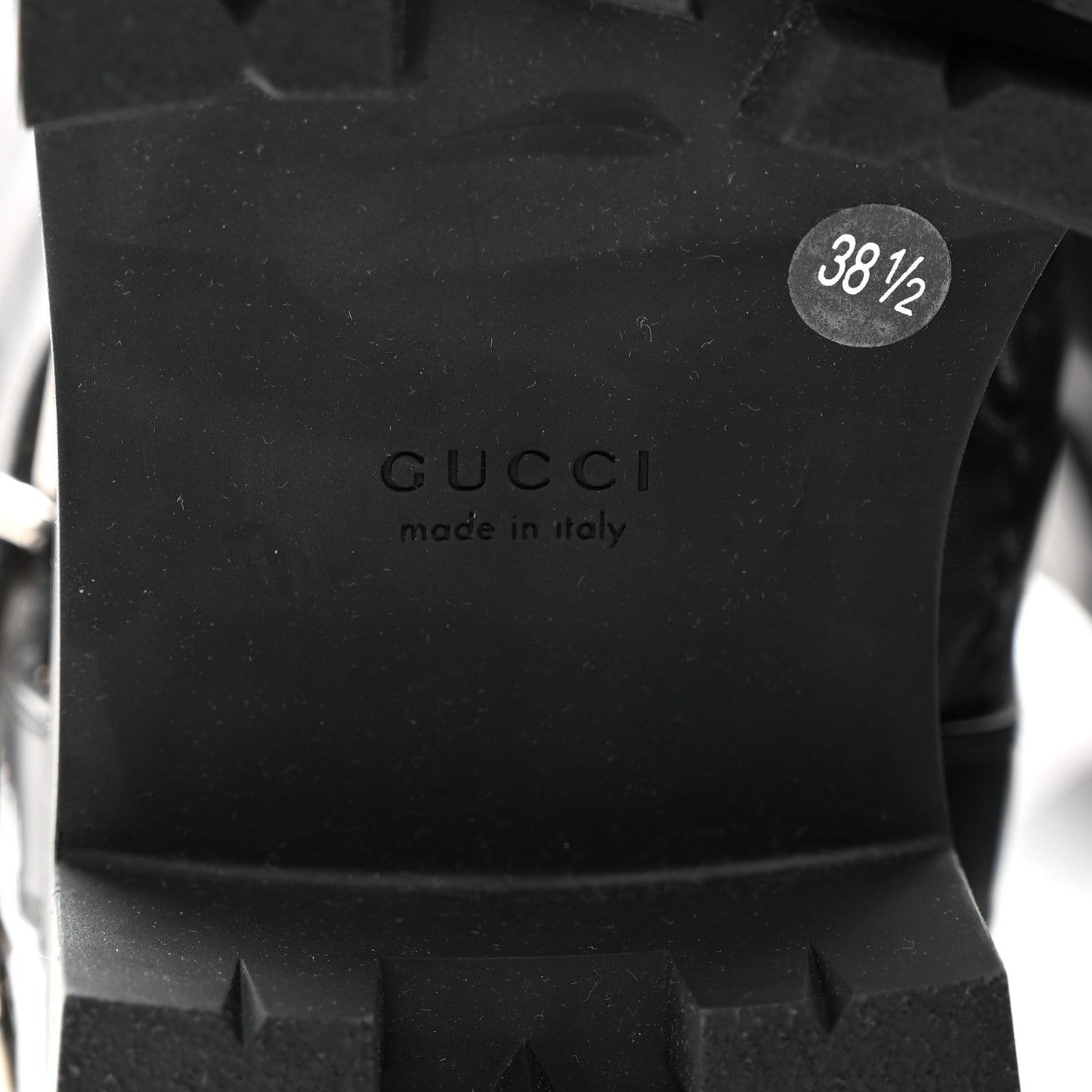 Gucci Cordovan Lux Nappa GG Matelasse 60mm Knee High Boots 38.5 Black 8 of 8