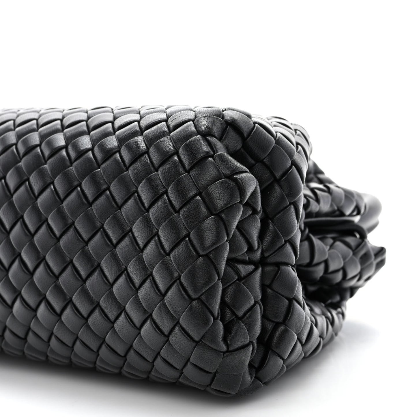 Nappa Intrecciato Small Padded The Handle Black