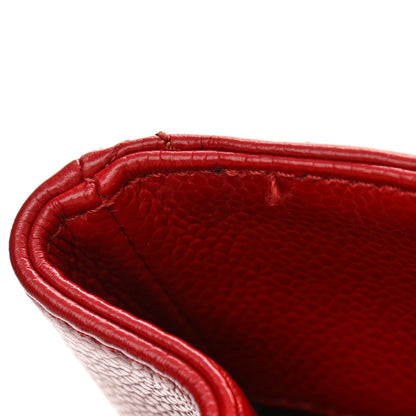 Chanel Caviar Quilted Grand Shopping Tote GST Red 12 of 12