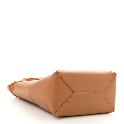 Loewe Shiny Calfskin Mini Puzzle Fold Tote Warm Desert 4 of 10