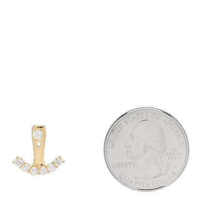 Anita Ko 18K Yellow Gold Diamond Earring Jacket 2 of 5