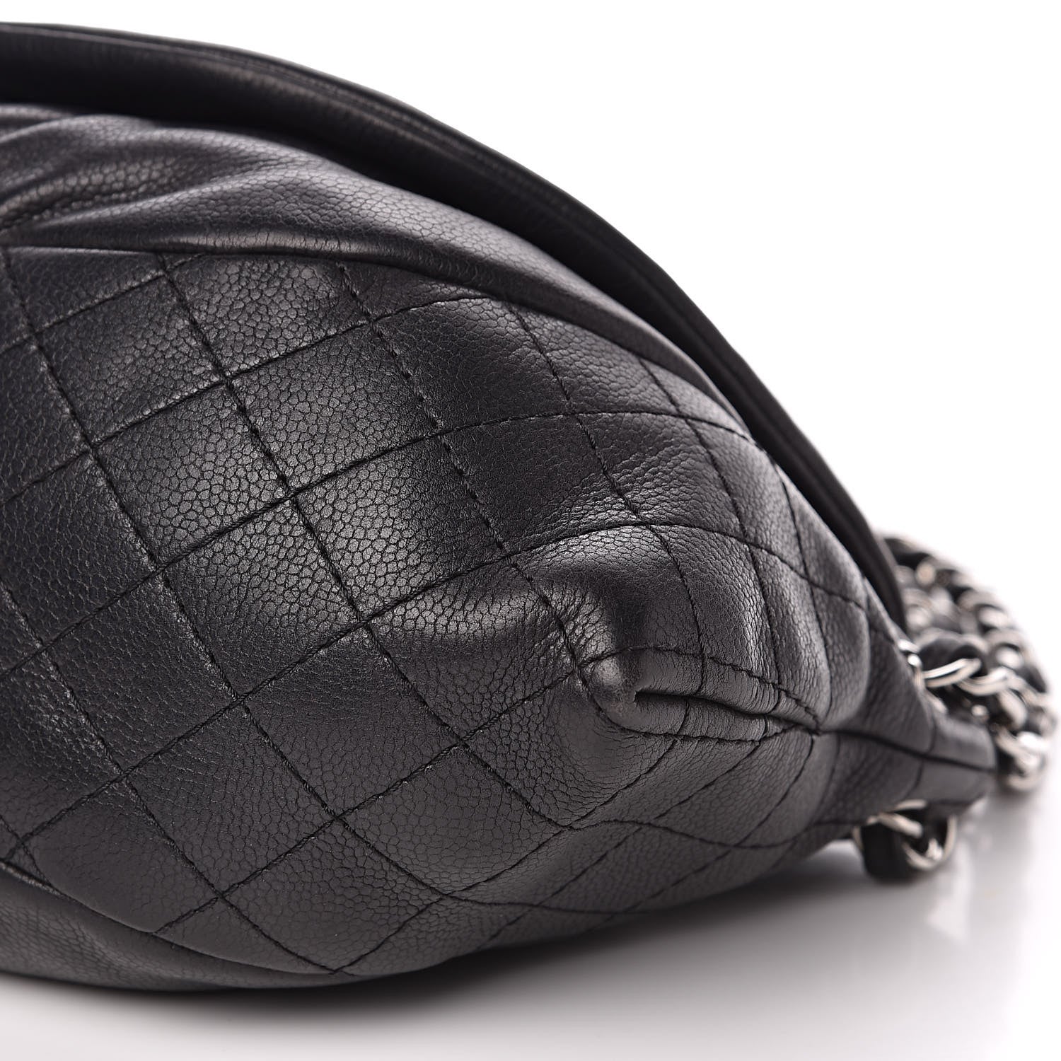 Chanel Caviar Half Moon Large Flap Black 9 of 15