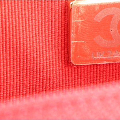 Chanel Tweed Quilted Chanel 19 Wallet On Chain WOC Red White 8 of 11