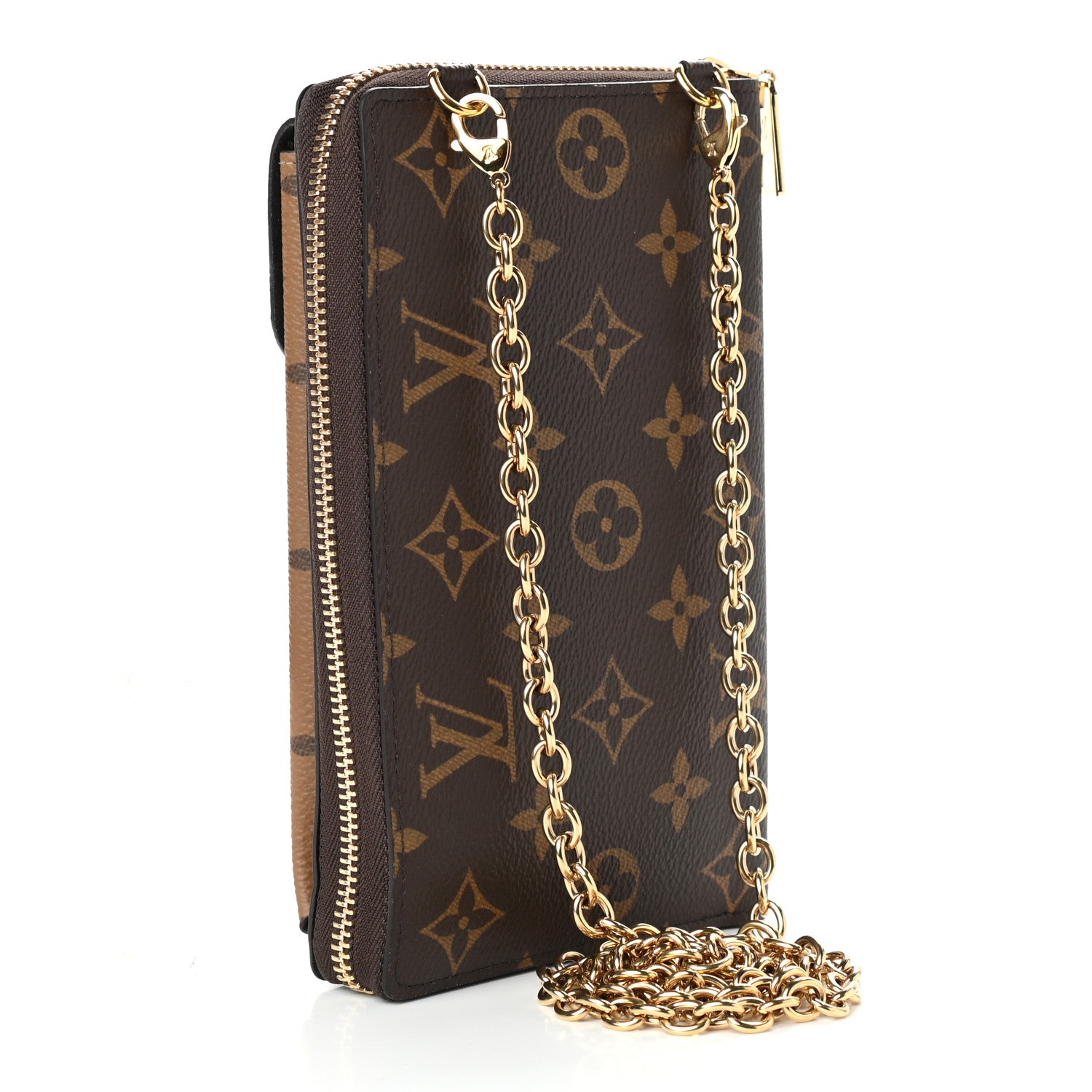 Louis Vuitton Reverse Monogram Metis Vertical Zippy Wallet 5 of 17