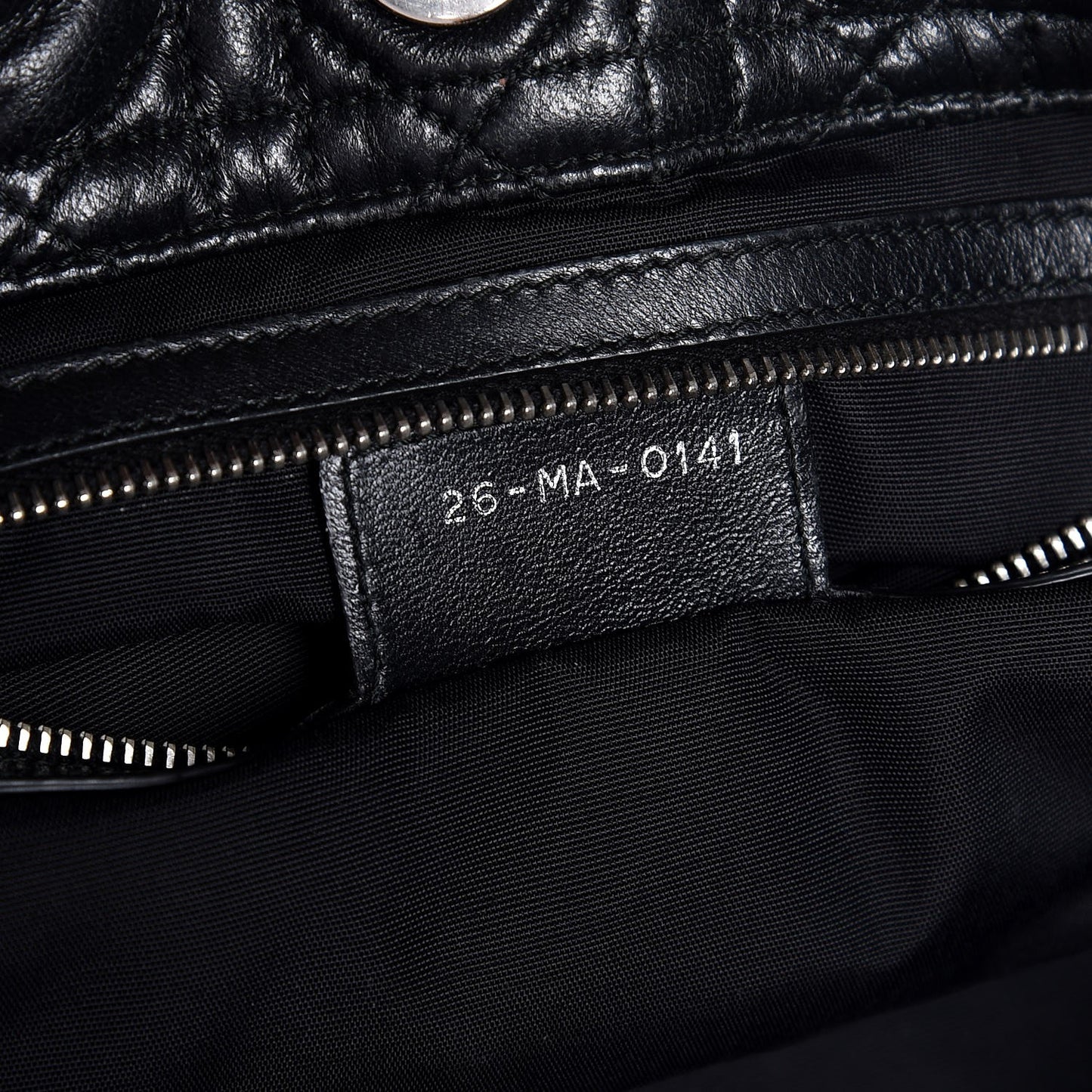 Lambskin Cannage Large Dior Soft Shopping Tote Black