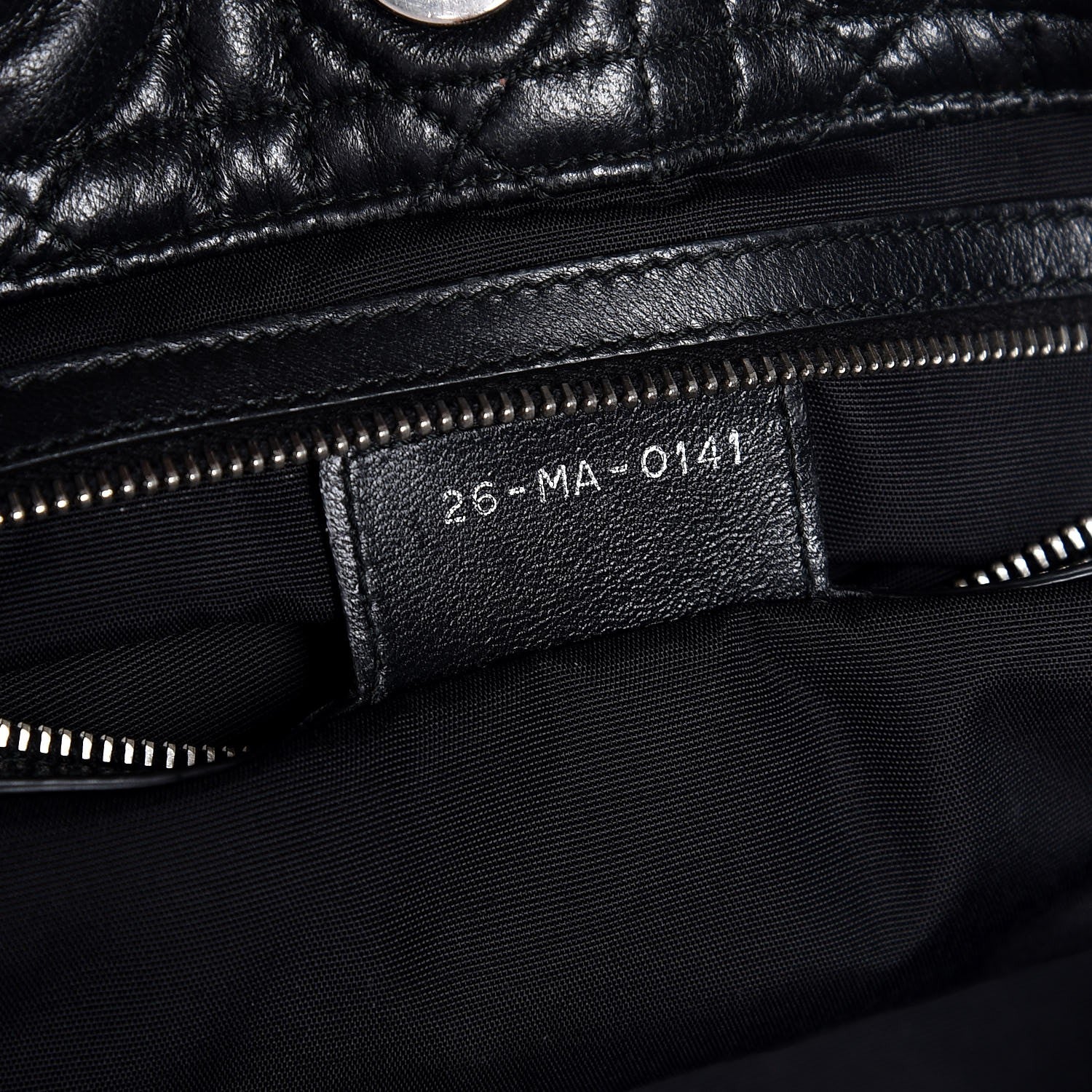 Christian Dior Lambskin Cannage Large Dior Soft Shopping Tote Black 7 of 7