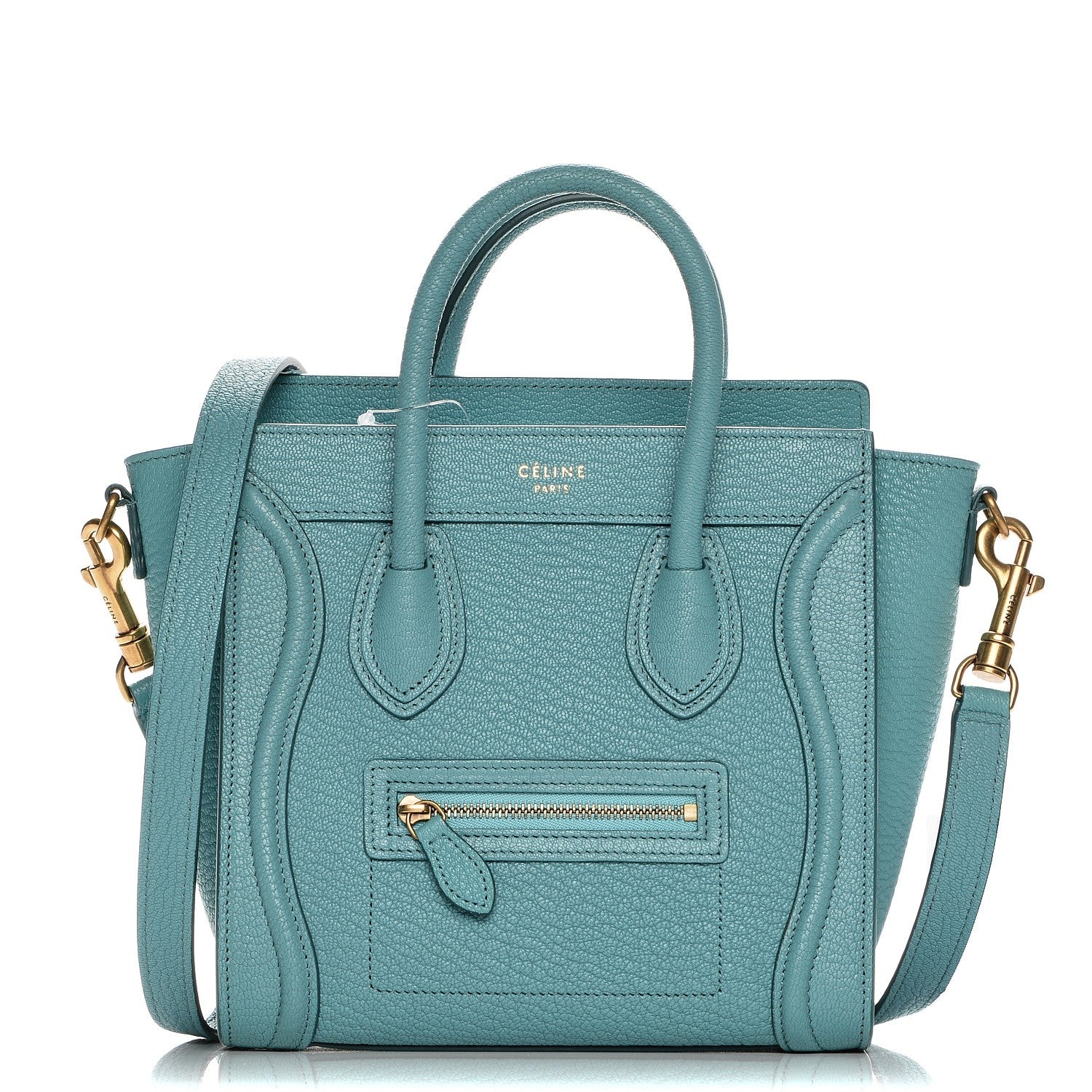 Celine Goatskin Nano Luggage Antarctic 1 of 7