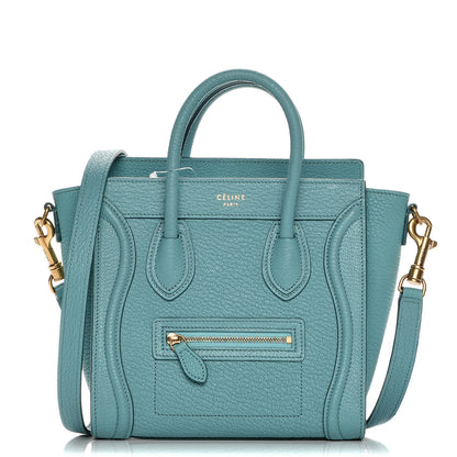 Celine Goatskin Nano Luggage Antarctic 1 of 7