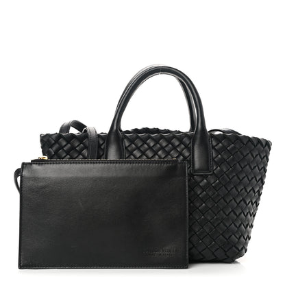 Bottega Veneta Nappa Intrecciato Mini Cabat Black 1 of 8