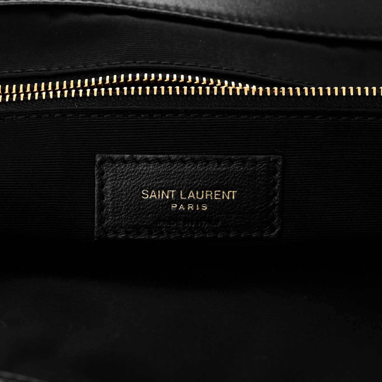 Saint Laurent Lambskin Quilted Maxi Icare Shopping Tote Black 7 of 11