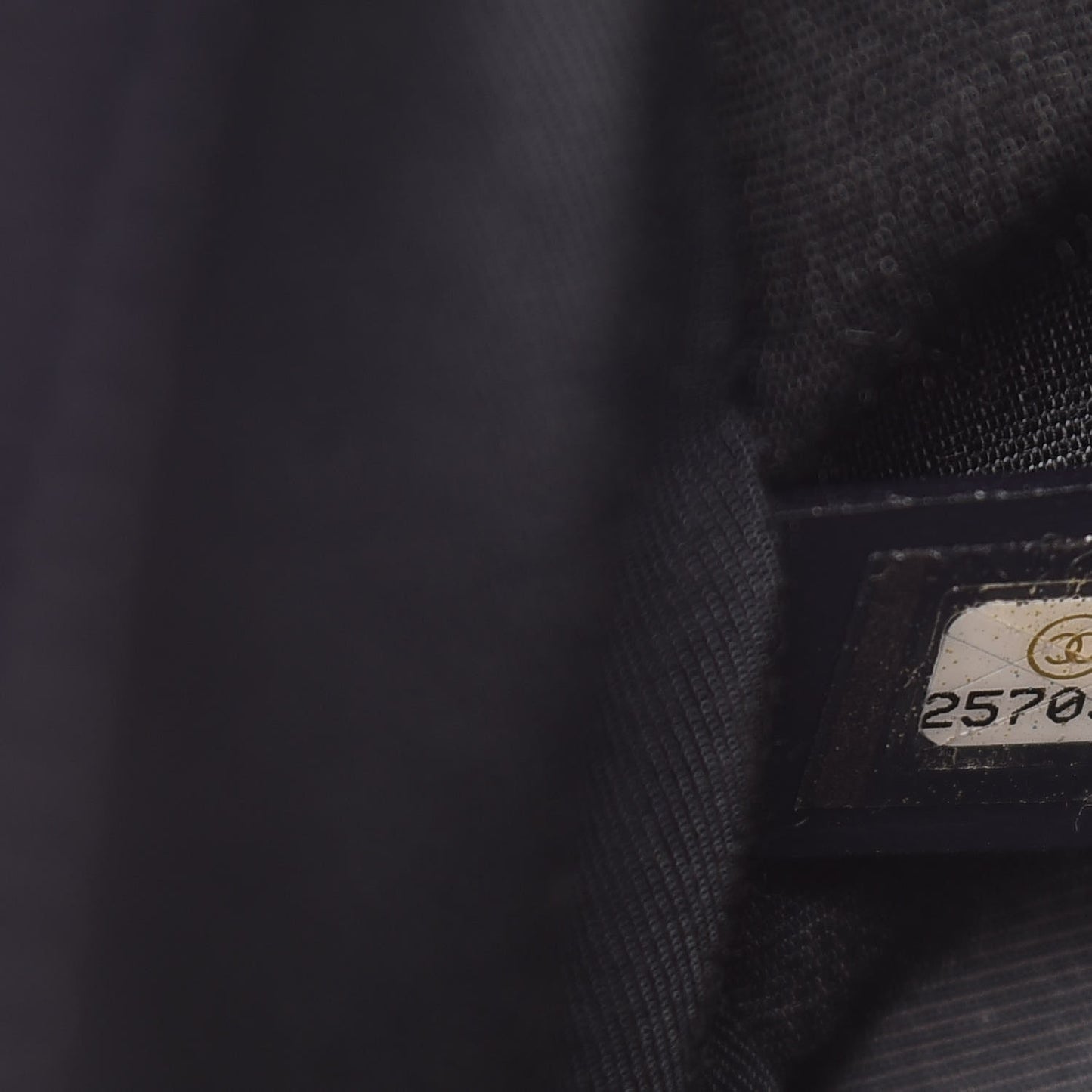 Caviar Chevron Quilted Medium Boy Flap Navy