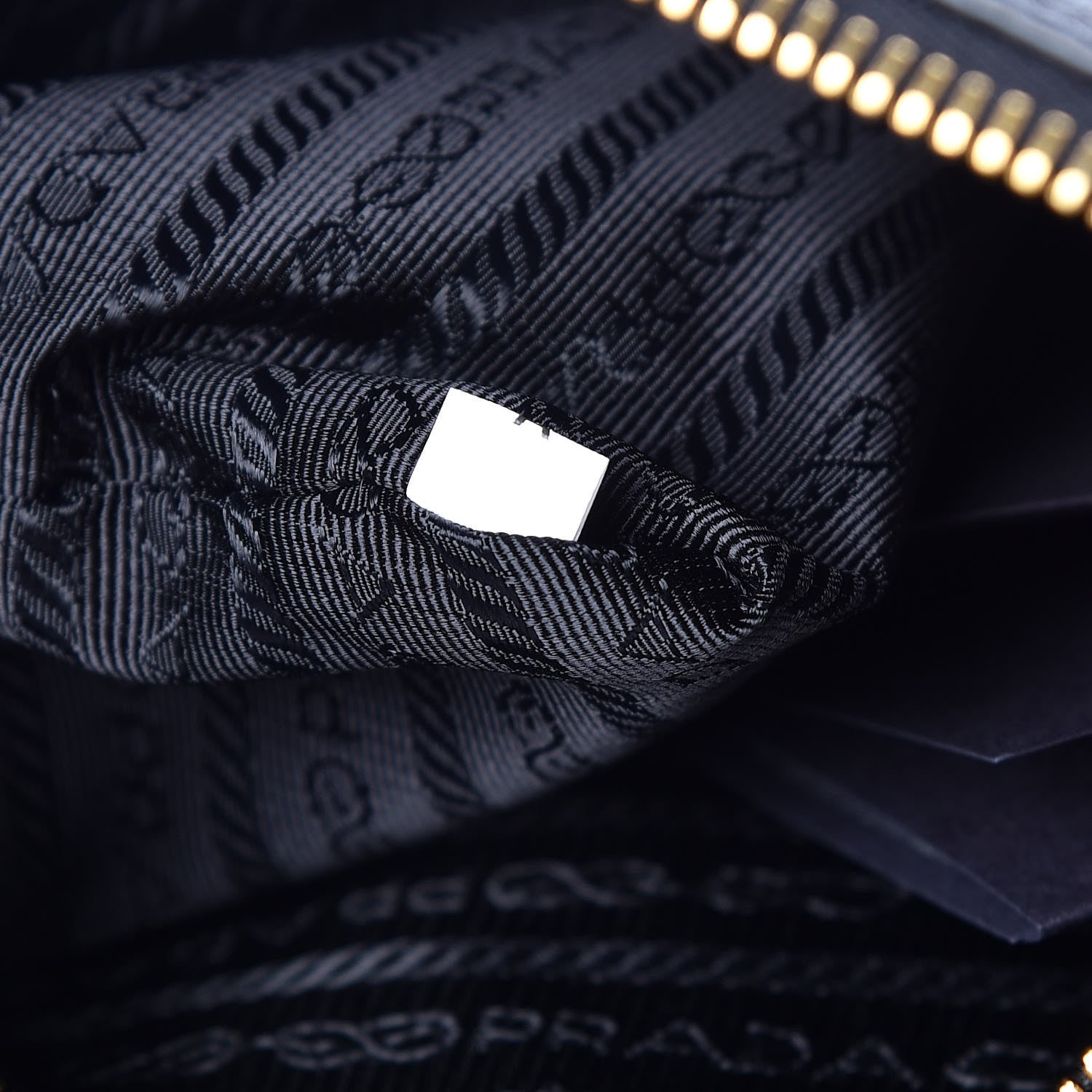 Prada Vitello Daino Crossbody Bag Black 6 of 10