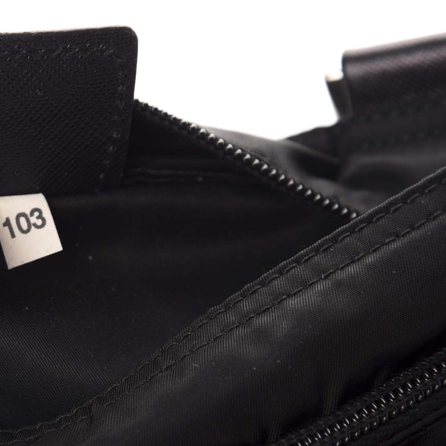 Prada Nylon Vela Small Flat Messenger Bag Black 10 of 10