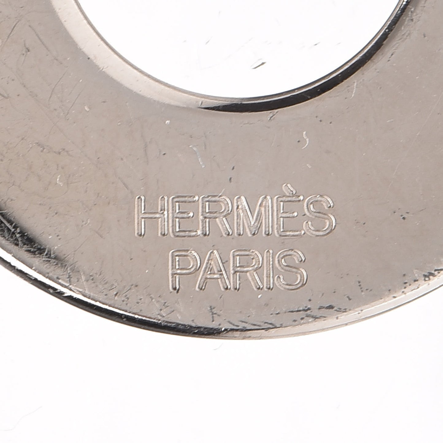 Enamel Chain D Ancre Scarf Ring Black