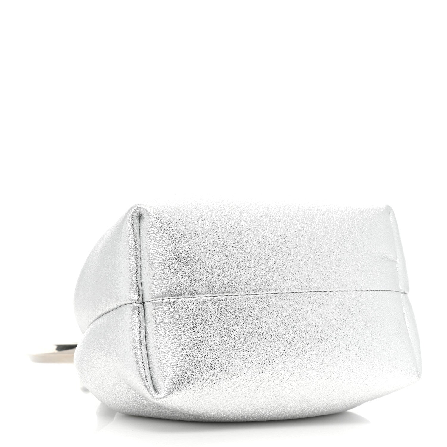 Jimmy Choo Metallic Lambskin Micro Bon Bon Bag Silver 4 of 8