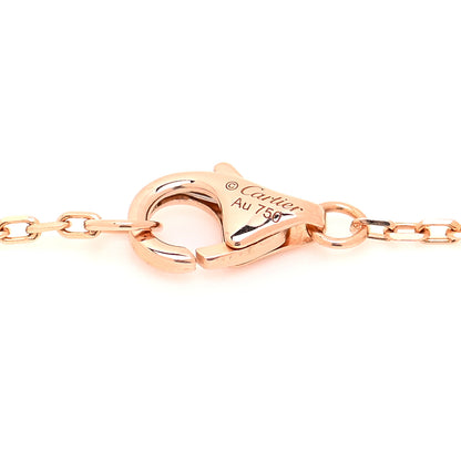 Cartier 18K Pink Gold Diamond Juste Un Clou Pendant Necklace 3 of 5