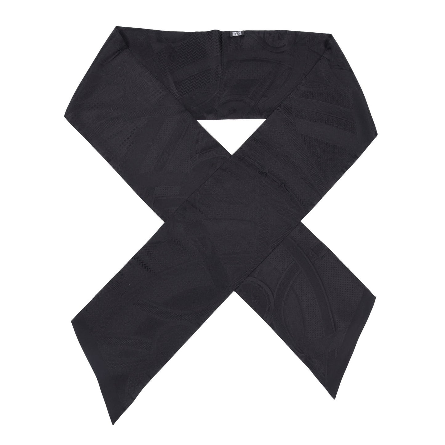 Silk Cavalcadour Maxi Twilly Black