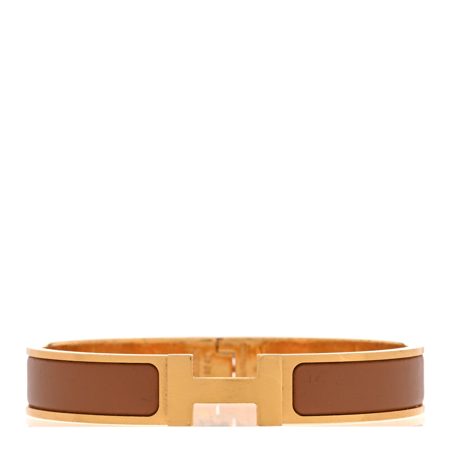 Matte Enamel Narrow Clic Clac HH Bracelet T4 Gold