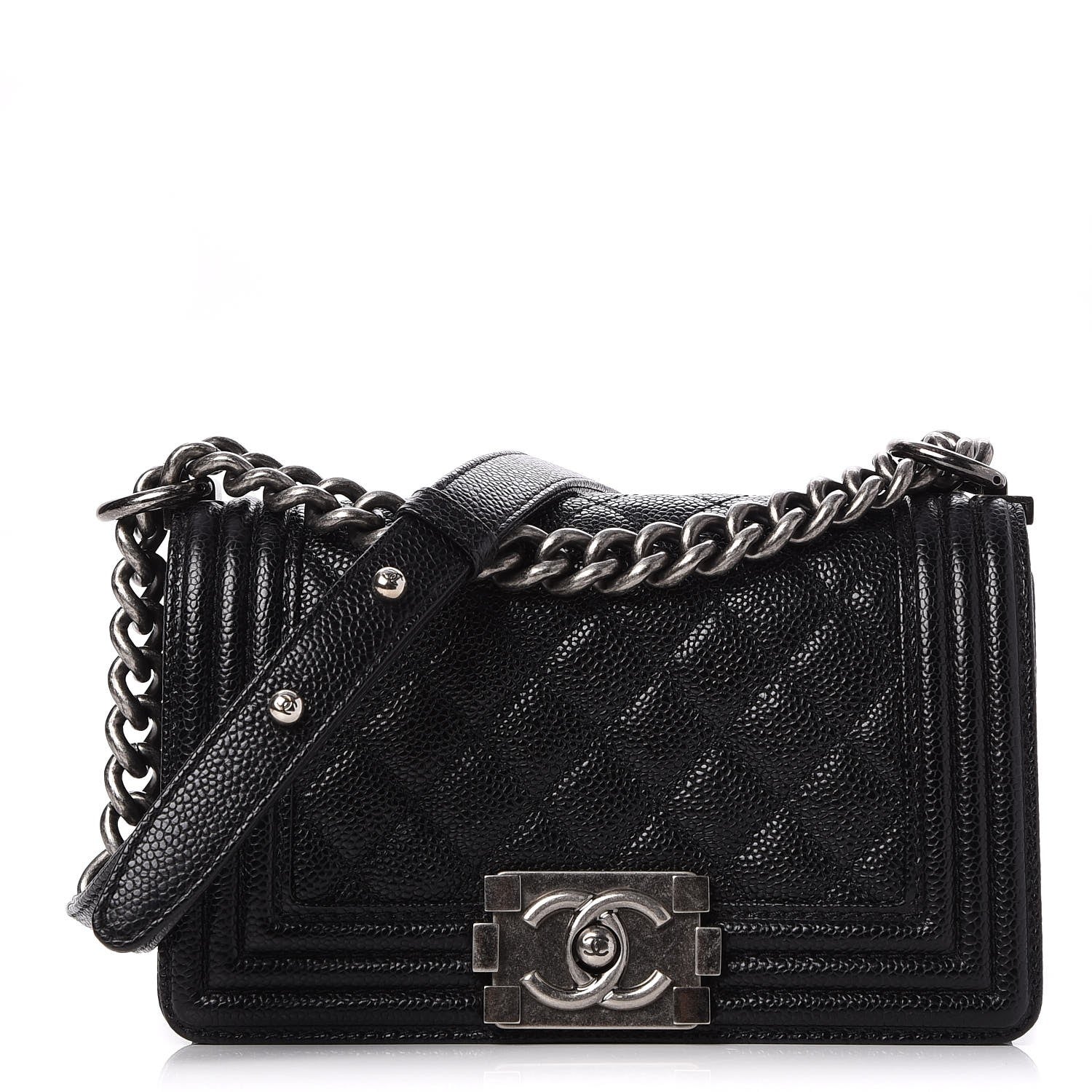 Chanel Caviar Quilted Small Boy Flap Black 1 of 7