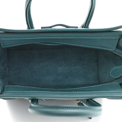 Celine Baby Drummed Calfskin Nano Prussian Blue 5 of 11
