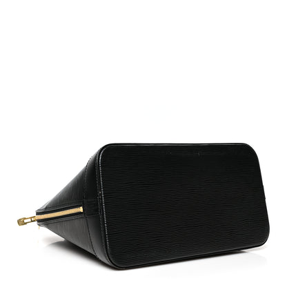 Louis Vuitton Epi Alma PM Black 4 of 11