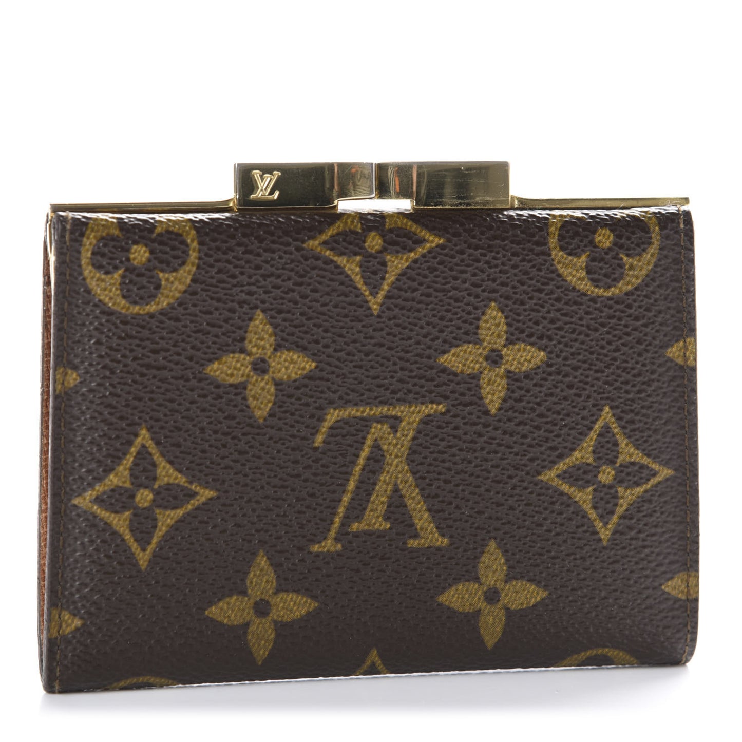 Monogram French Kiss Lock Coin Purse