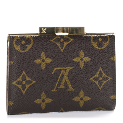Louis Vuitton Monogram French Kiss Lock Coin Purse 2 of 7