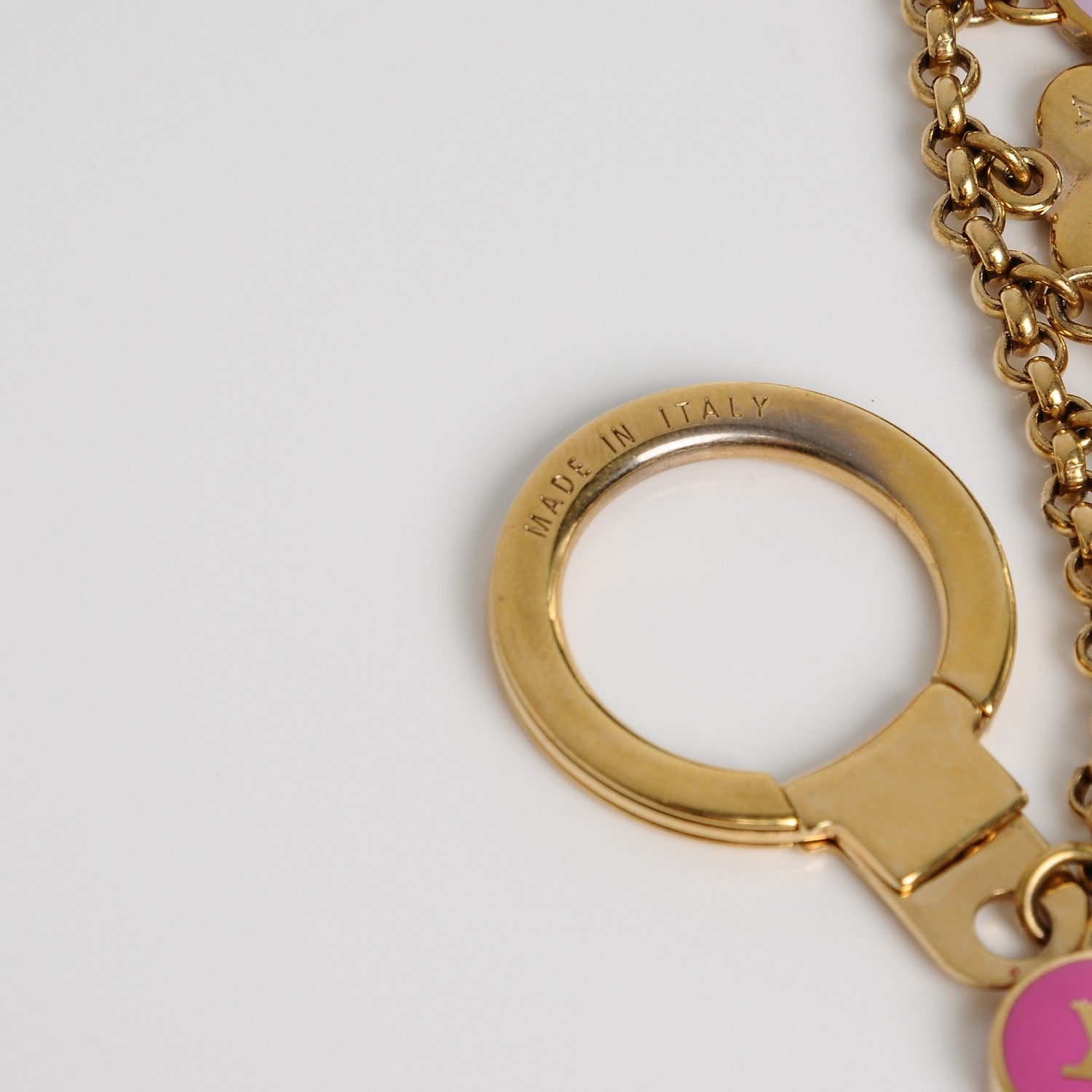 Louis Vuitton Pastilles Key Chain Bag Charm Multicolor 4 of 4