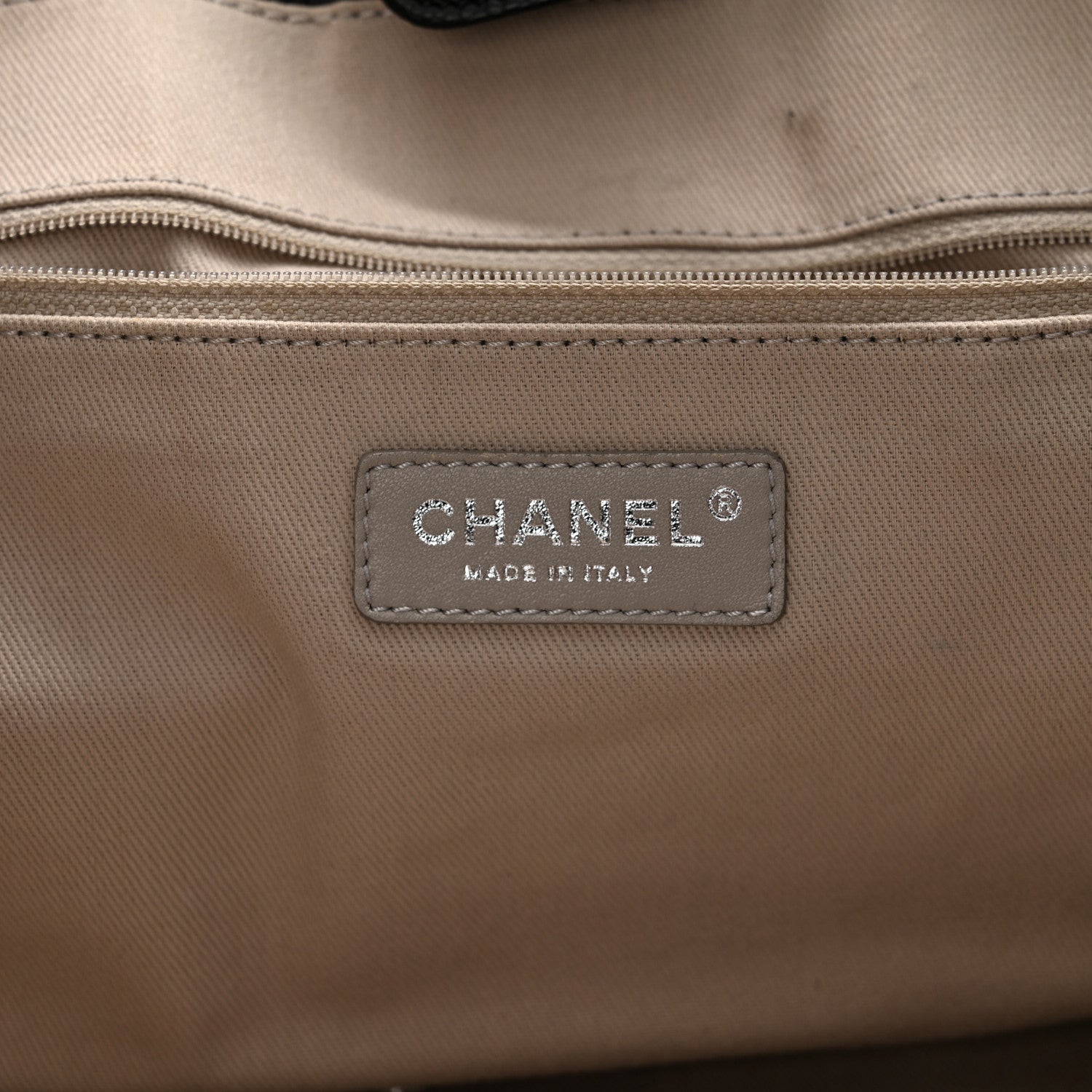 Chanel Glazed Calfskin Medium Deauville Tote Black 6 of 11