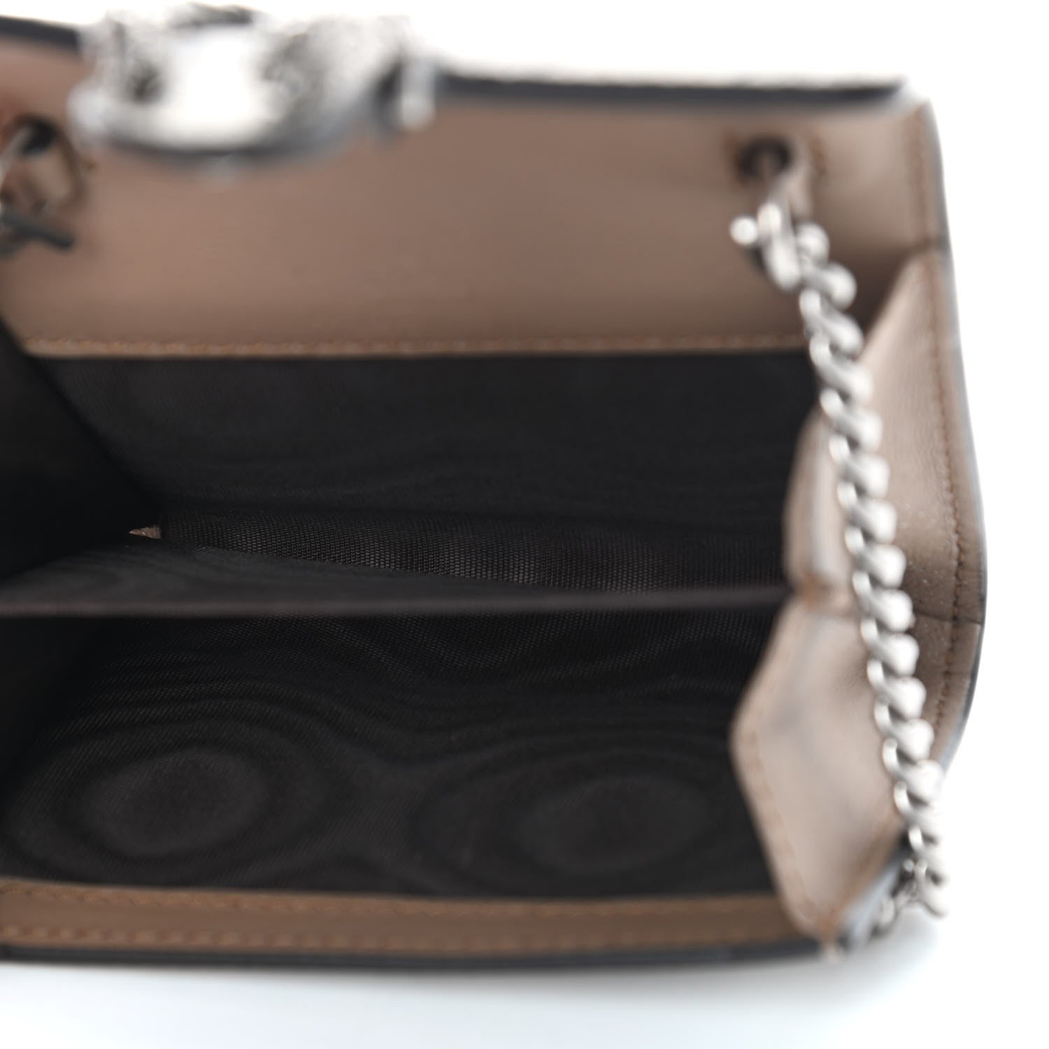 Gucci GG Supreme Monogram Dionysus Coin Purse Taupe 5 of 8