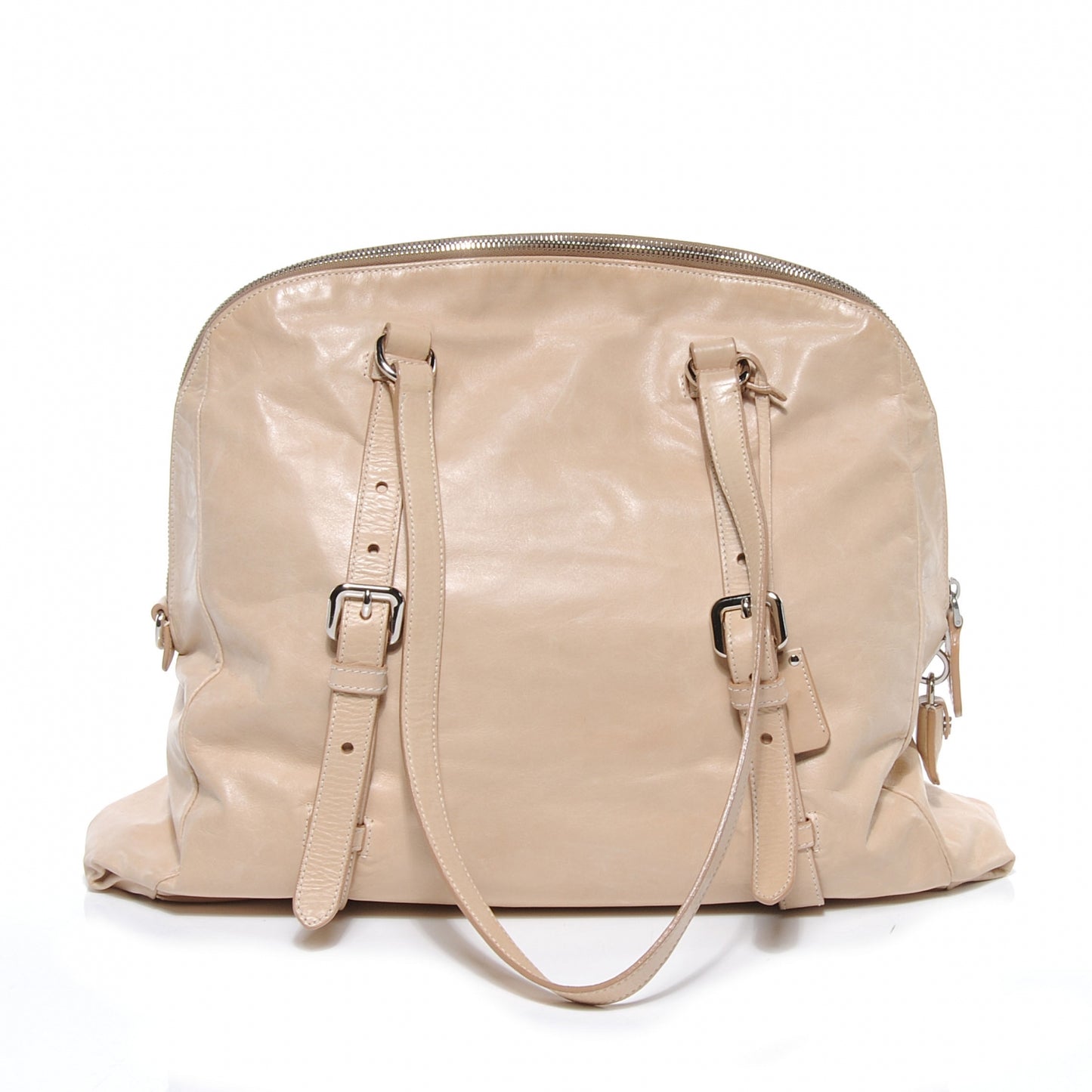 Leather New Look Tote Beige