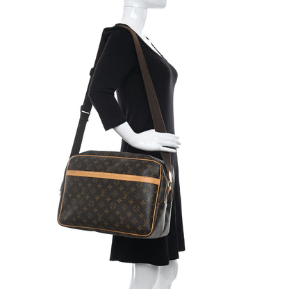 Louis Vuitton Monogram Reporter GM 2 of 14