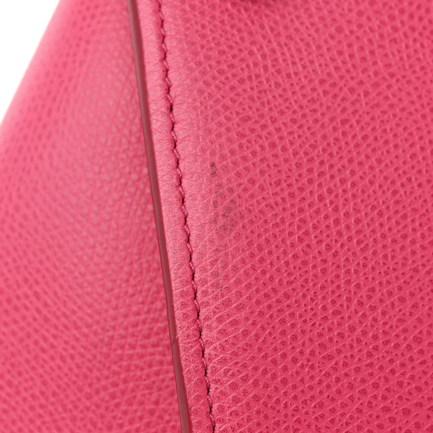 Grained Calfskin Medium Phantom Luggage Fuchsia