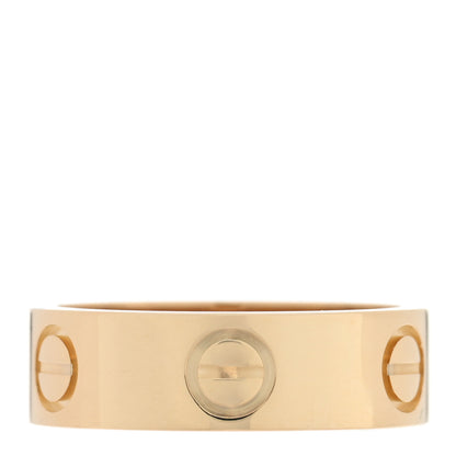 Cartier 18K Yellow Gold 5.5mm LOVE Ring 50 5.5 1 of 4