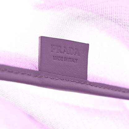 Prada Sequin Mesh Small Tote Bag Lilium 7 of 10