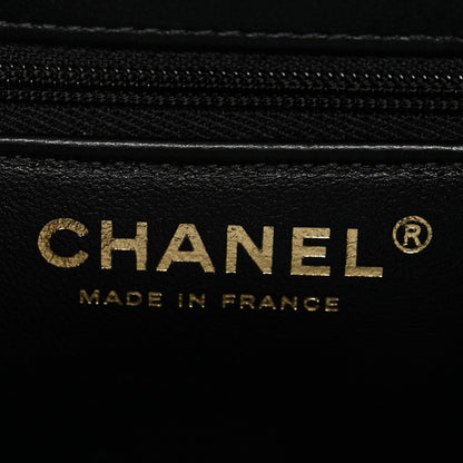 Chanel Shiny Aged Calfskin Quilted Nano Kelly Shopper Black 6 of 10