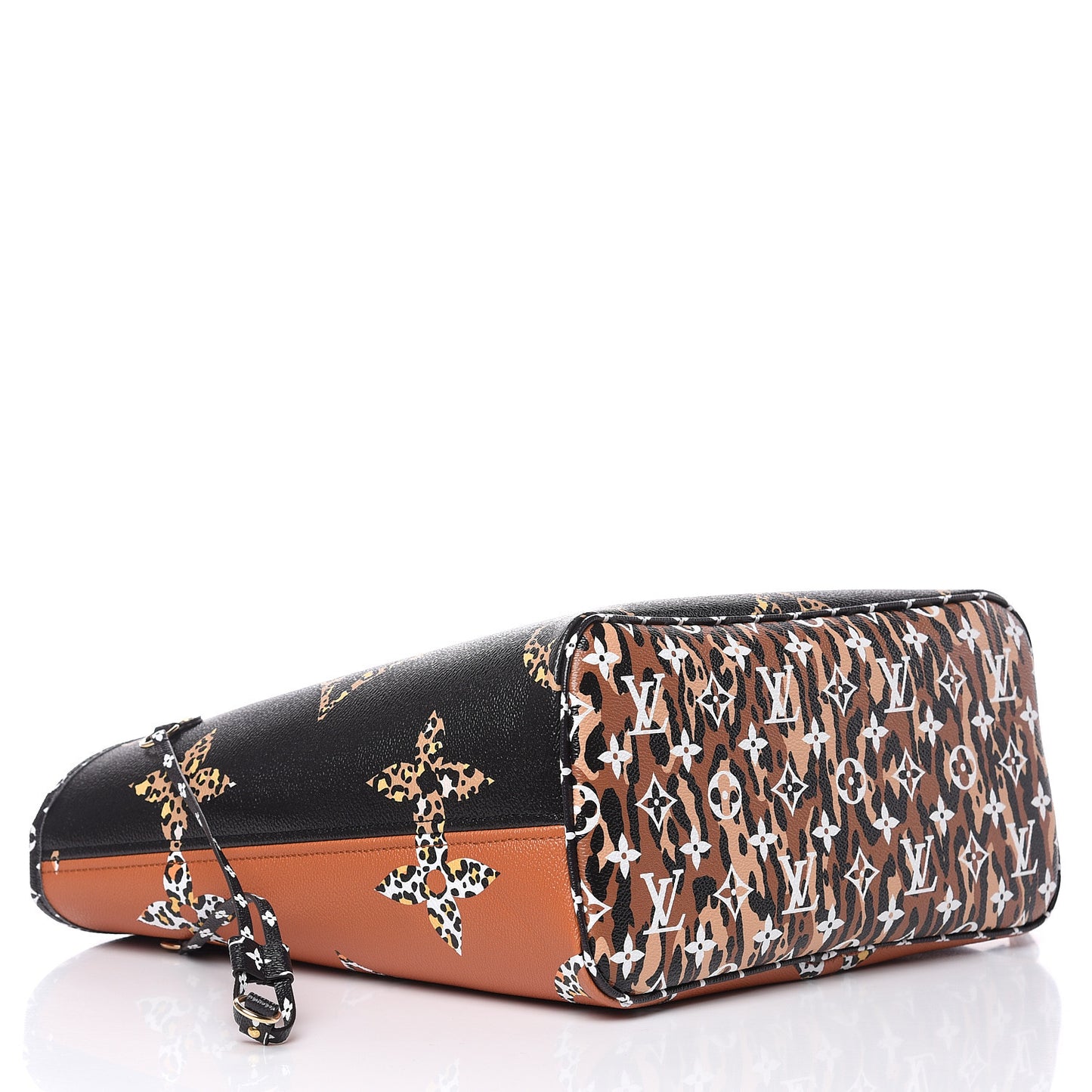 Monogram Giant Jungle Neverfull MM Black