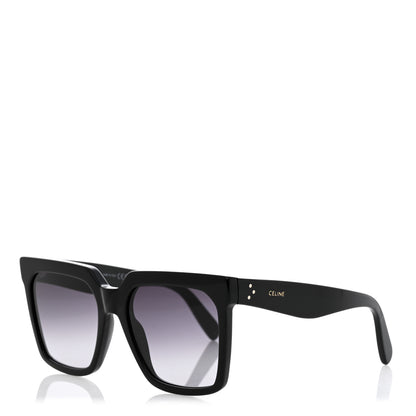 Celine Acetate Polarized Oversized Sunglasses CL4055IN Black 1 of 7