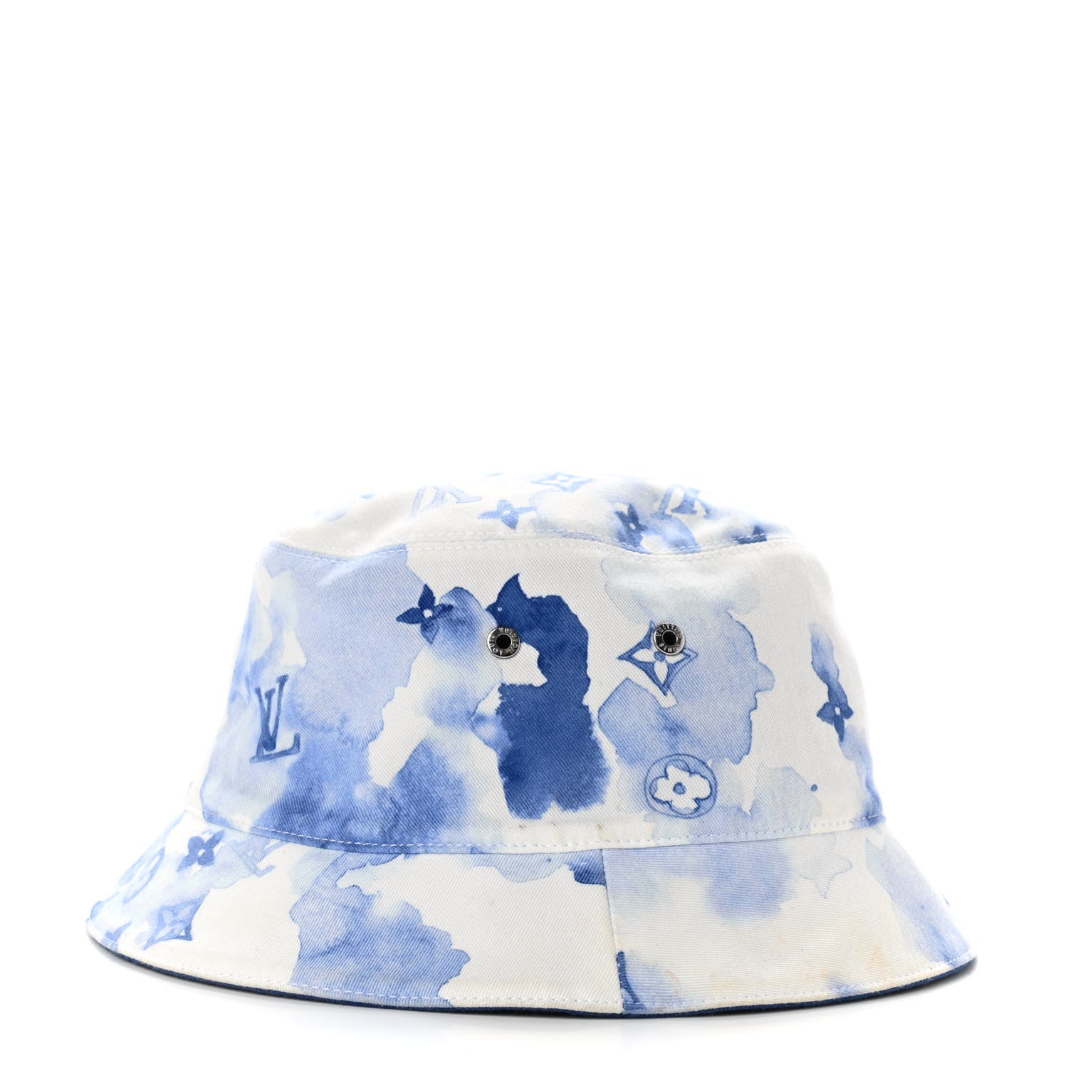 Louis Vuitton Watercolor Monogram Bucket Hat 58 Blue 4 of 9