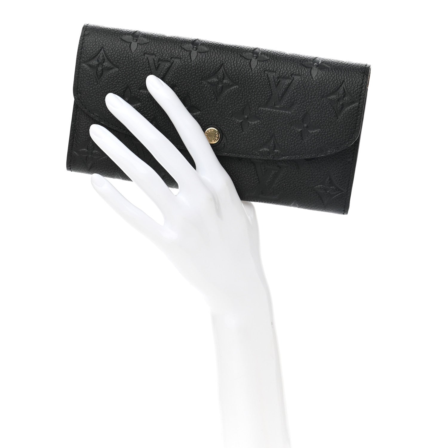 Louis Vuitton Empreinte Emilie Wallet Black Dune 2 of 7