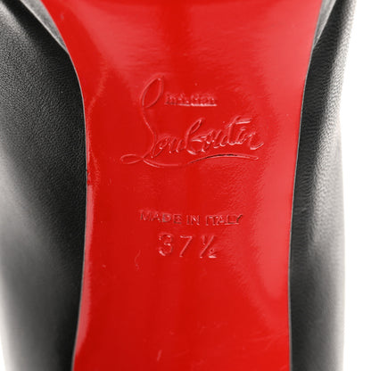 Christian Louboutin Shiny Nappa Pigalle Plato 100 Pumps 37.5 Black 11 of 19