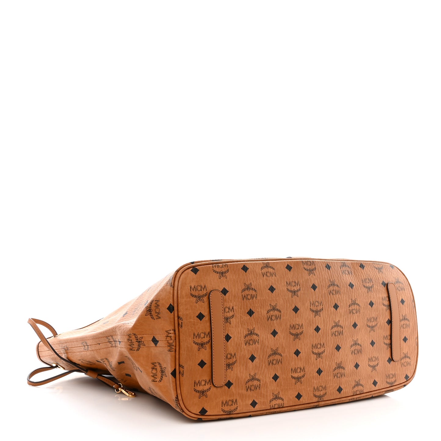 Visetos Large Liz Reversible Shopper Tote Cognac