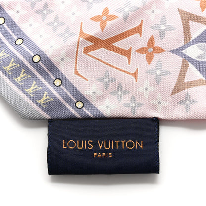 Louis Vuitton Silk Monogram Flowers Forever Bandeau Rose Clair 3 of 5