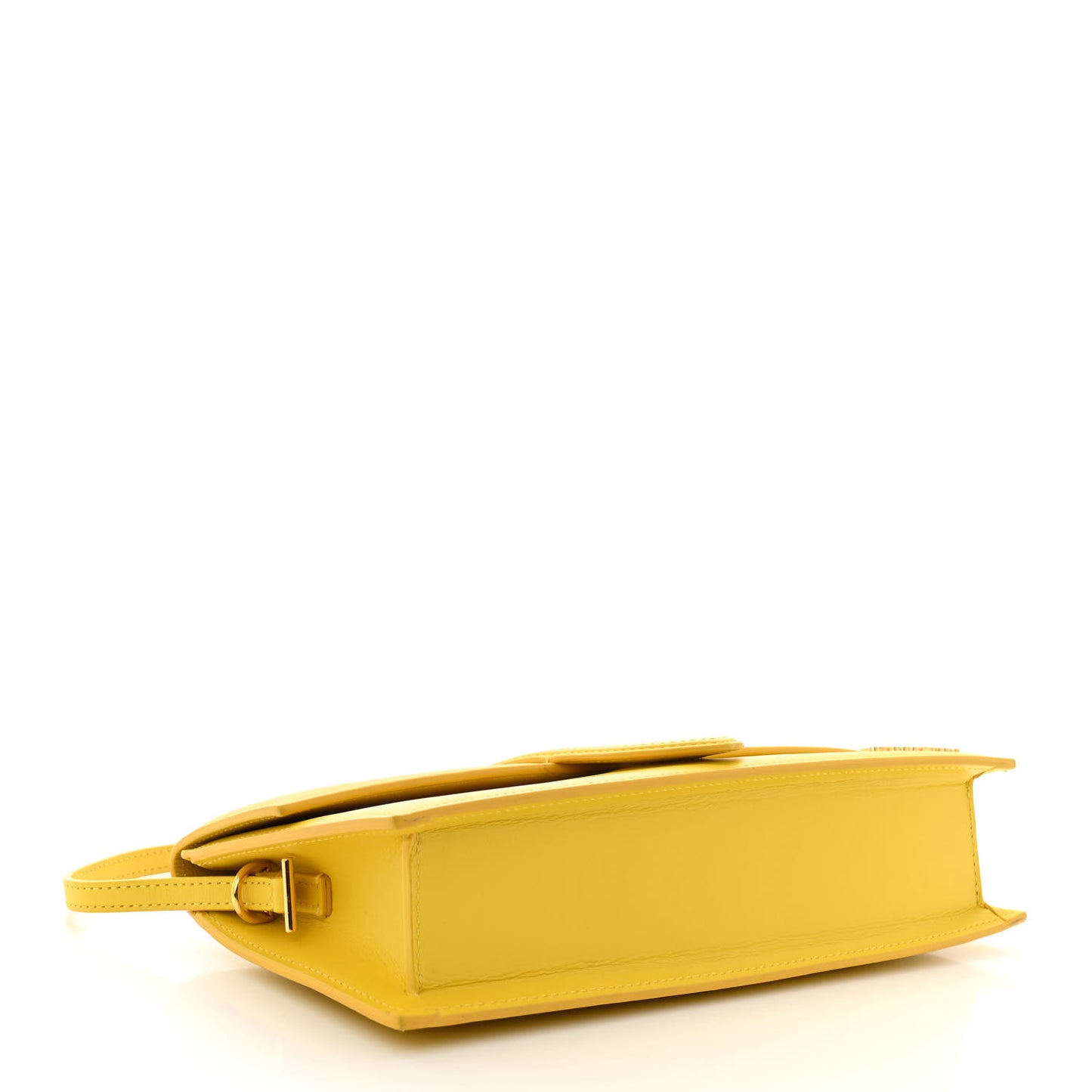 Smooth Calfskin Le Bambino Long Flap Yellow