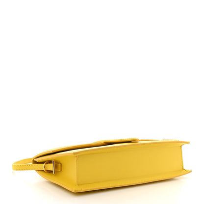 Jacquemus Smooth Calfskin Le Bambino Long Flap Yellow 4 of 12