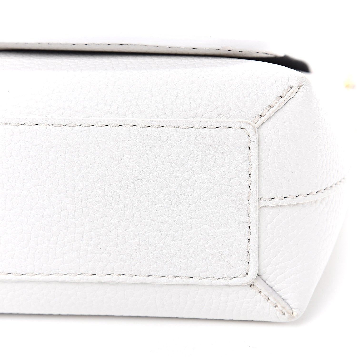 Burberry Soft Calfskin Small Burleigh Crossbody Bag Chalk White 9 of 10