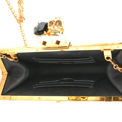 Alexander McQueen Nappa Skull Knuckle Wallet On Chain Black 5 of 10