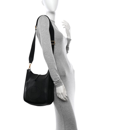 Hermes Taurillon Clemence Evelyne III PM Black 2 of 13